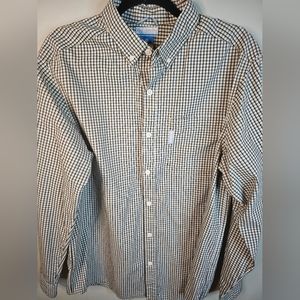 Columbia 100% cotton button‎ up shirt medium